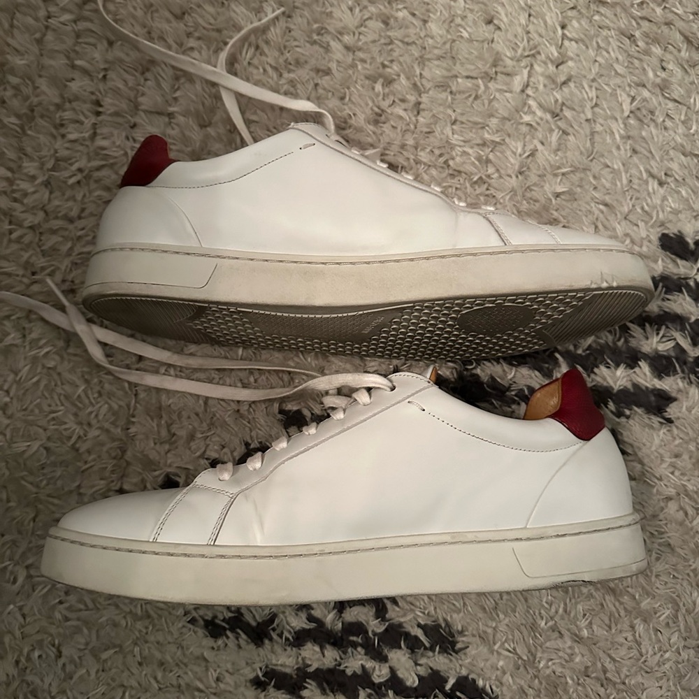 Magnanni Low top men’s sneaker with Burgundy Leather